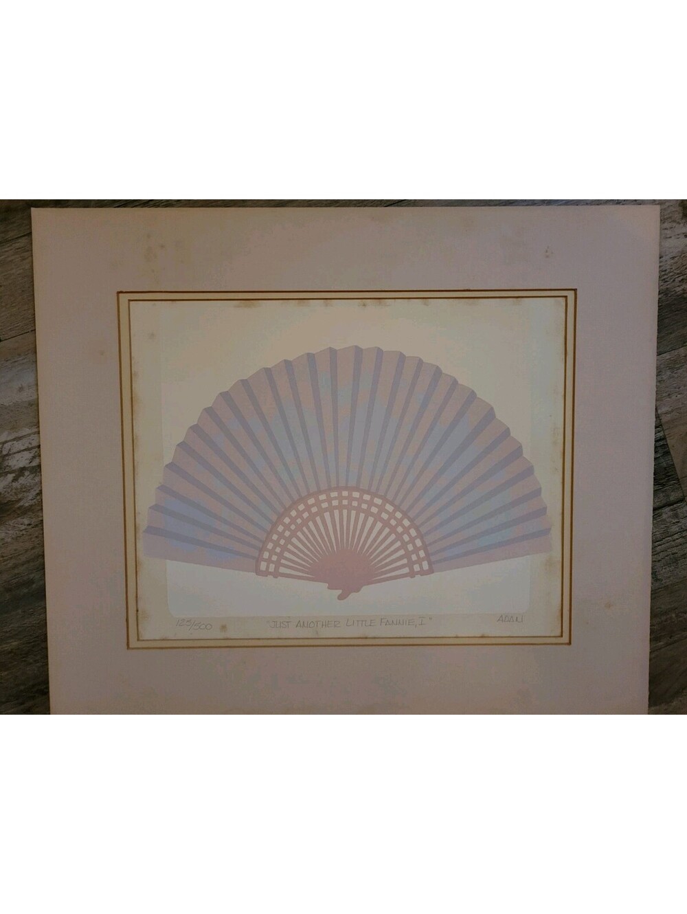 limited-edition art print "Just Another Little Fannie" By Adami 125/500 16x14